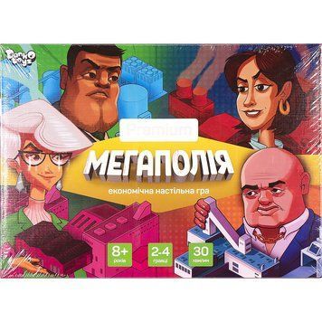Настольная игра "Мегаполія Premium" (Danko Toys) G-MP-01-01U фото