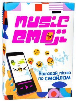Настільна карткова гра "Music emoji" 30249 (Strateg) 30729 фото