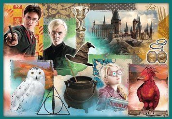Пазли 10 в 1 Mega Pack У світі Гарі Потера". Warner: Гарі Потер (4х20;3х35;3х48 ел.) 90392 (Trefl) 90392 фото