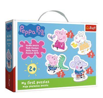 Пазли Baby Puzzle. Чарівна Свинка Пеппа. Lovely Peppa Pig (18 ел.) 36086 (Trefl) 36086 фото