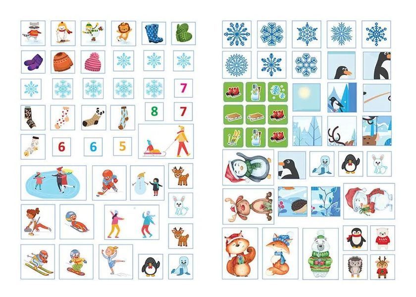 Книга Christmas sticker book. Зимові розваги. Серія Веселі забавки для дошкільнят (Талант) 00000008277 фото