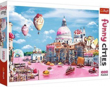 Пазли Funny Cities - Солодощі у Венеції (1000 елм.) 10598 (Trefl) 10598 фото