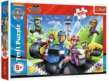 Пазл Цуценячий патруль на мотоциклах. Viacom PAW Patrol (100 ел.) 16430 (Trefl) 16430 фото