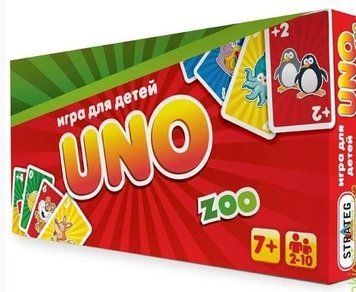 Настольная игра для детей UNO zoo (STRATEG) 40255 фото