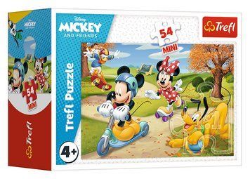 Пазли Mini Міні та Мікі на самокаті. Disney Міккі Маус (54 ел.) 19713 (Trefl) 19712 фото