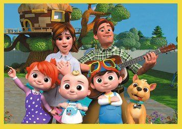 Пазли 4 в 1 Cocomelon. Meet the characters. Кокомелон. Знайомство з героями (12,24,20,15 ел.) 34647 34647 фото