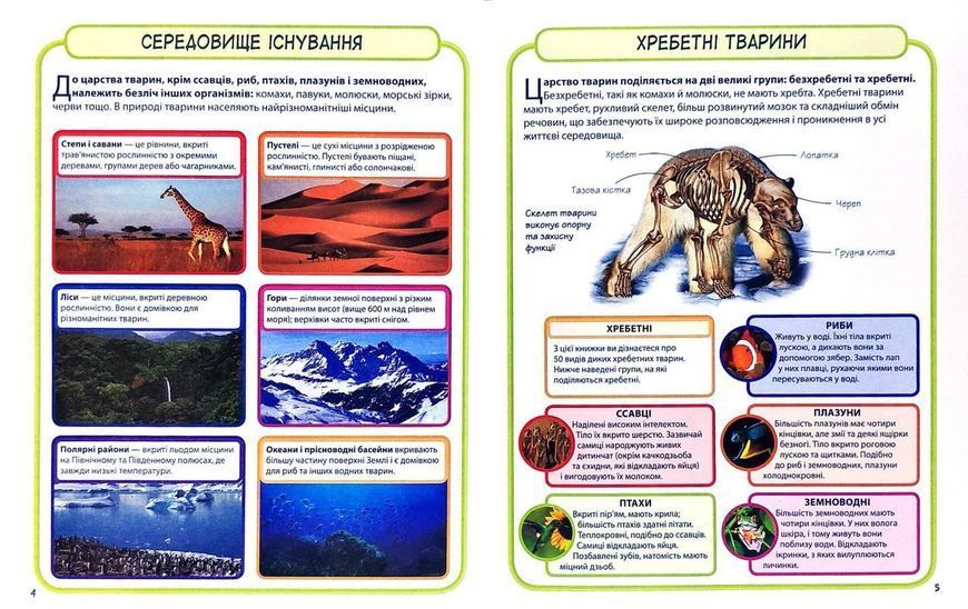 Книга Дикі тварини. 50 найвідоміших видів: міні-енциклопедія (КМ-Букс) 00000015231 фото