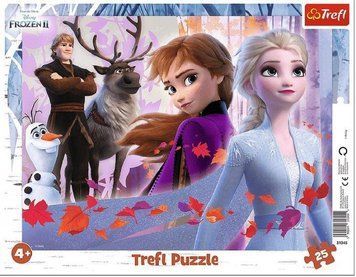 Пазли Рамкові - Крижане серце-2. Пригоди у країні льоду. Disney Frozen 2 (25 ел.) 31345 (Trefl) 31345 фото