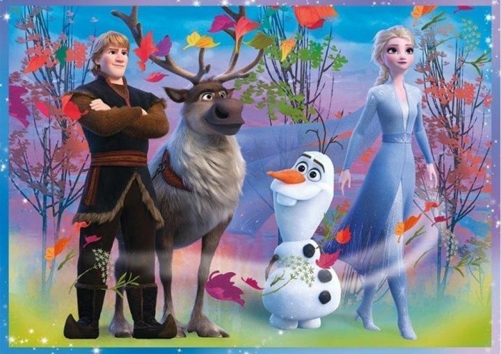 Пазли 4 в 1 Крижане серце-2. Мандрівка у невідомість. Disney Frozen 2. (35,48,54,70 ел.) 34323 (Tref 34323 фото