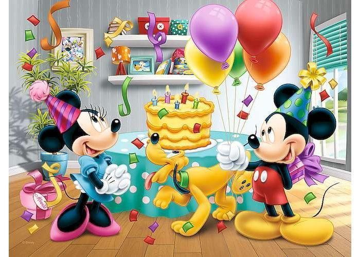 Пазли Міккі Маус та друзі. День народження Мінні. Disney Standard Characters (30 ел.) 18211 (Trefl) 18211 фото
