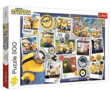 Пазли Посіпаки. Божевільна колекція фотографій. Universal Despicable Me 3 (500 ел.) 37390 (Trefl) 37390 фото