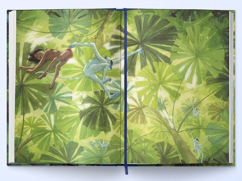 Книга Книга джунглів (ілюстрації Квентіна Ґребана). Автор - Редьярд Кіплінг (Nebo) 00000017597 фото