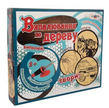 Набір для творчості Strateg Випалювання по дереву 846 (Strateg) 846 фото