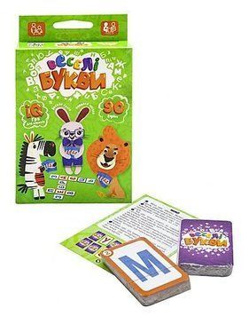 Настільна гра Веселі літери G-VB-01U (Danko Toys) (укр.) G-VB-01U фото
