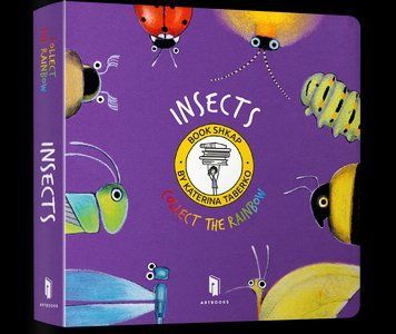Книга Збери веселку. Collect the rainbow. Insects. Автор - Катерина Таберко (Artbooks) 00000003287 фото