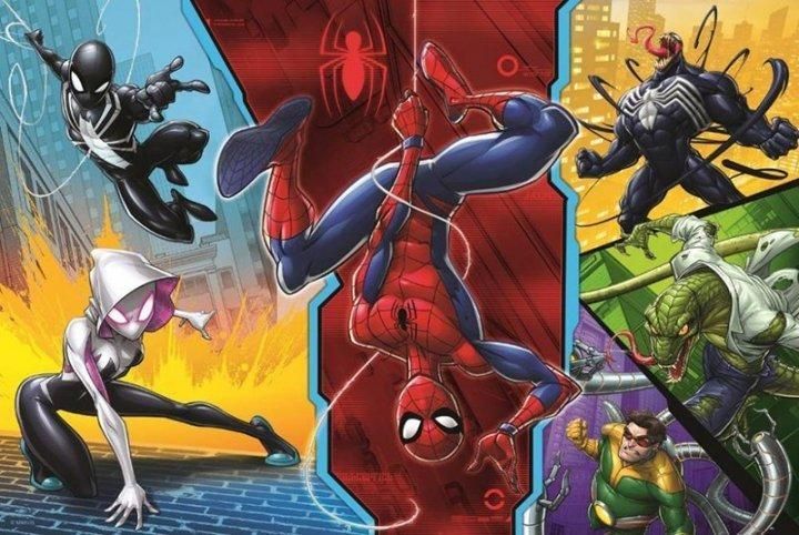 Пазл Спайдермен. Догори ногами. Disney Marvel Spiderman (100 ел.) 16347 (Trefl) 165347 фото