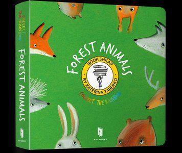 Книга Збери веселку. Collect the rainbow. Forest animals. Автор - Катерина Таберко (Artbooks) 00000003288 фото