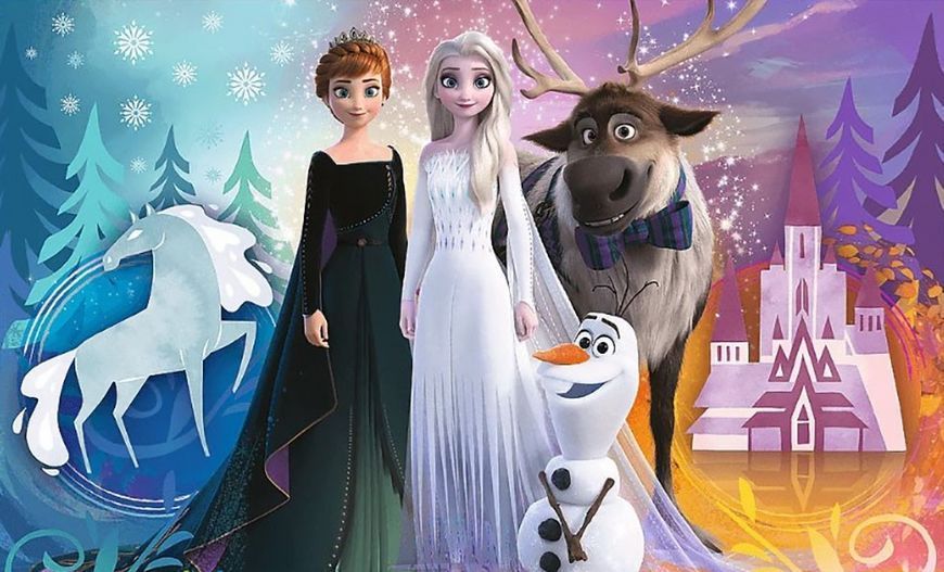 Пазли SUPER MAXI - Крижане серце-2. Веселий світ крижаної країни. Disney Frozen 2 (24 ел.) 41000 (Tr 41000 фото