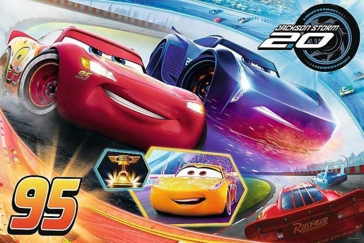 Пазли Maxi Тачки 3. Нехай переможе найкращий. Disney Cars 3. (24 ел.) 14264 (Trefl) 14264 фото
