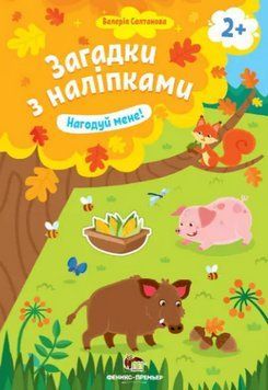 Книга Нагодуй мене! Загадки з наліпками. Автор - Валерія Салтанова (ПЕТ) 00000004173 фото