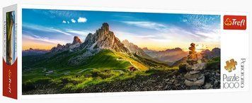 Пазли Panorama. Пассо дi Гiа. Доломiти (1000 елм.) 29038 (Trefl) 29038 фото