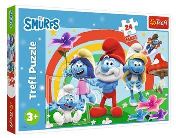 Пазли Maxi День Смурфа. Smurf day (24 ел.) 14374 (Trefl) 14374 фото
