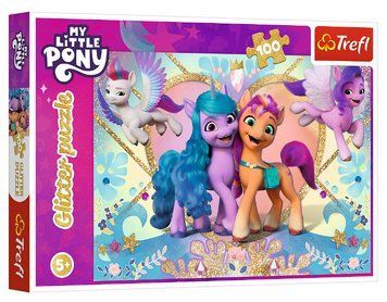 Пазли Глітерні Блискучі Поні -2. Shiny Ponies. My Little Pony (100 ел.) 14831 (Trefl) 14831 фото