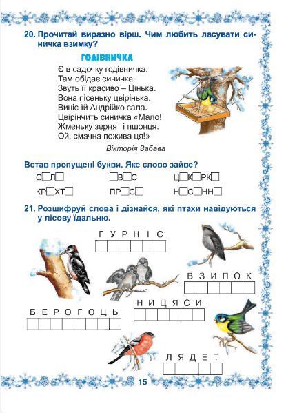 Книга Зимові канікули без нудьги. 2 клас. Сніжинка. НУШ. Автор - Копка Тетяна Вікторівна (Богдан) 00000005042 фото