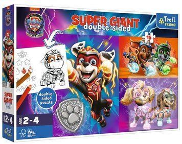 Пазли + розмальовка SUPER GIANT. Чарівна команда. Щенячий патруль (15 ел.) 42009 (Trefl) 42009 фото