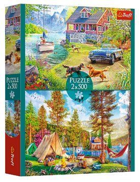 Пазли Літній відпочинок. Summertime relax (2х500 ел.) 37497 (Trefl) 37497 фото