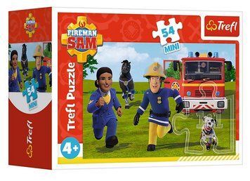 Пазли Mini Команда. Пожежний Сем. Fireman Sam (54 ел.) 19761 (Trefl) 19761 фото