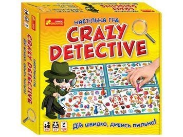 Настільна гра. Crazy detective (Ранок) 10120164У фото