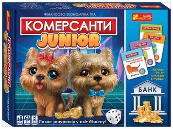 Настільна гра Комерсанти. Junior 10120162У (Ranok-Creative) 10120162У фото