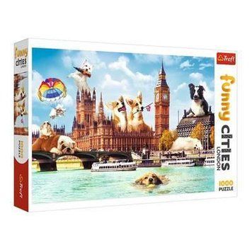 Пазли Funny Cities - Собаки у Лондоні (1000 елм.) 10596 (Trefl) 10596 фото