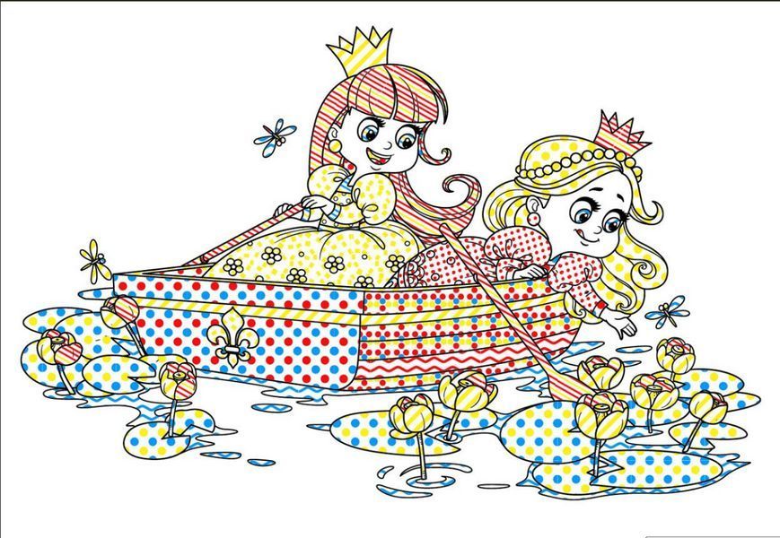 Книга Чарівні водяні розмальовки. Подружки (Crystal Book) 00000025721 фото